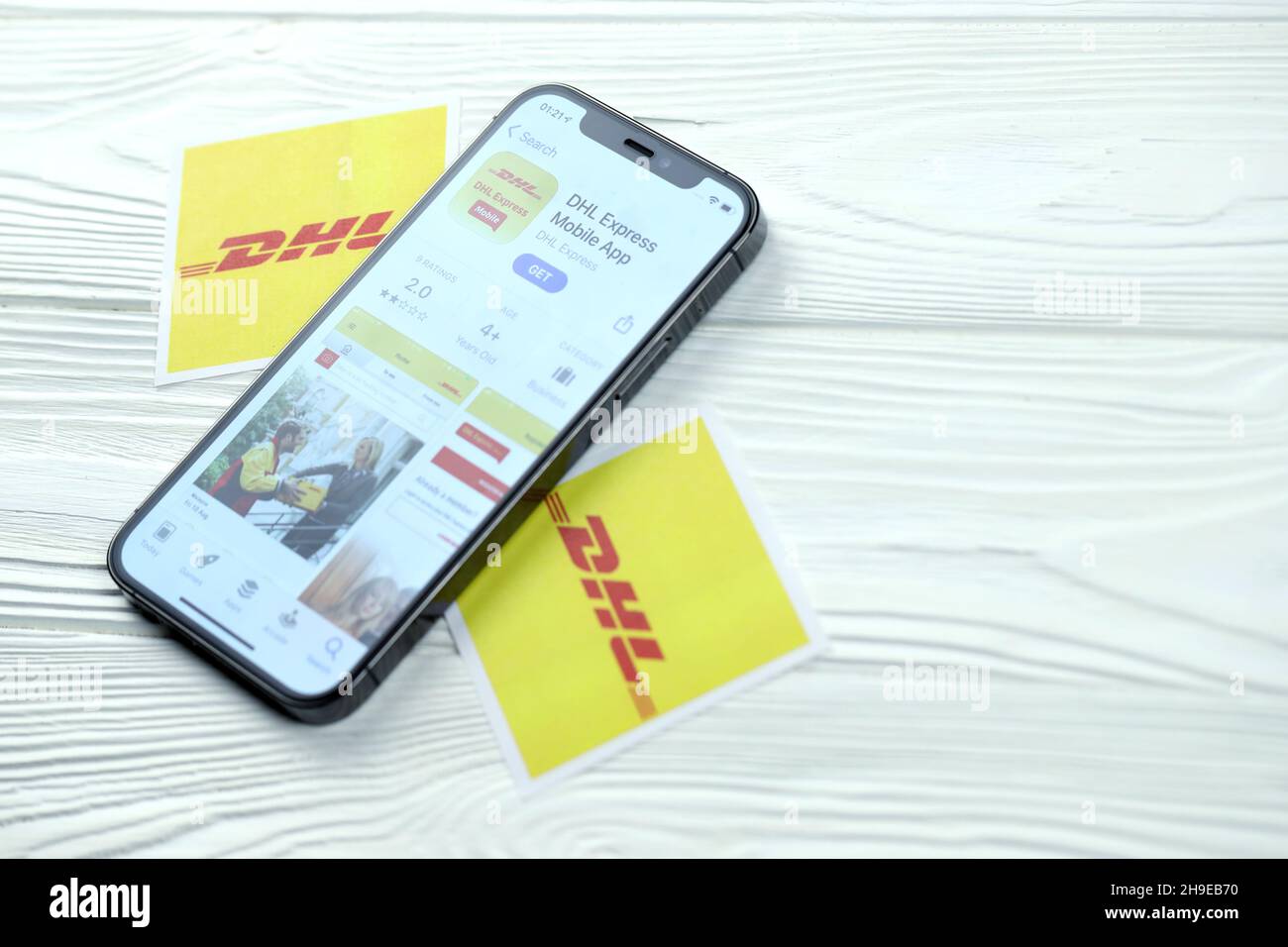 Dhl delivery app High Resolution Stock Photography and Images - Alamy