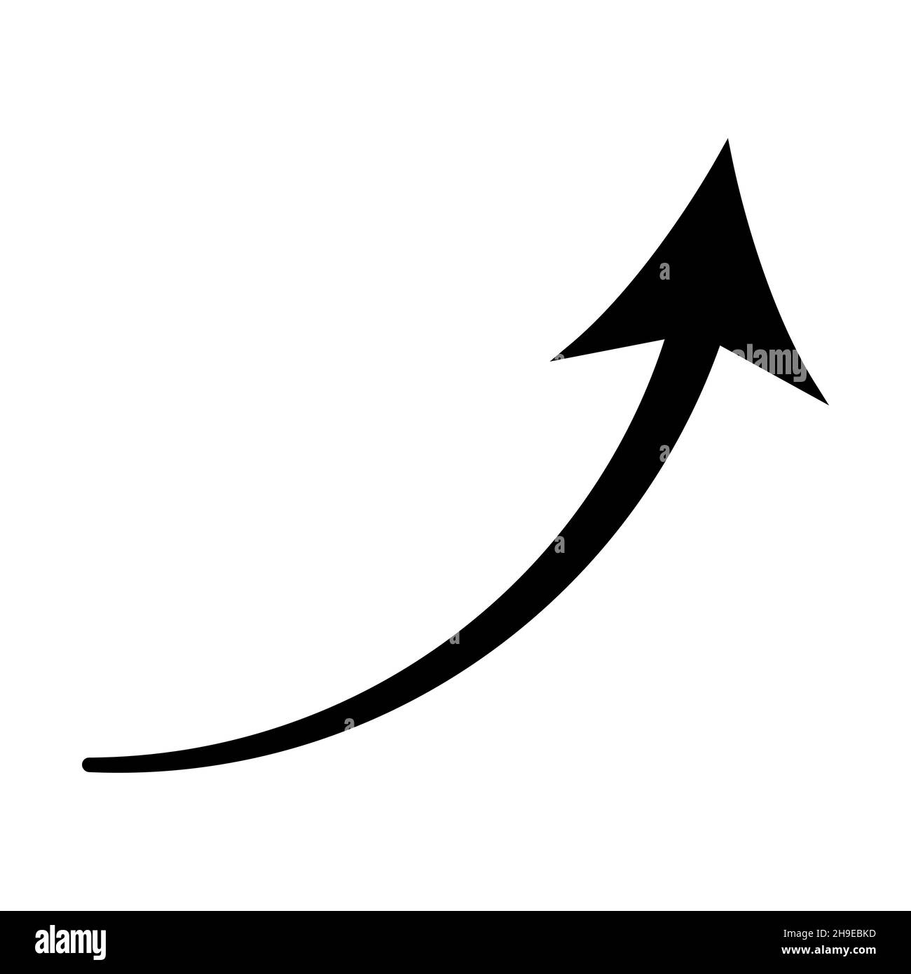 Curvy arrow Stock Vector Images - Alamy