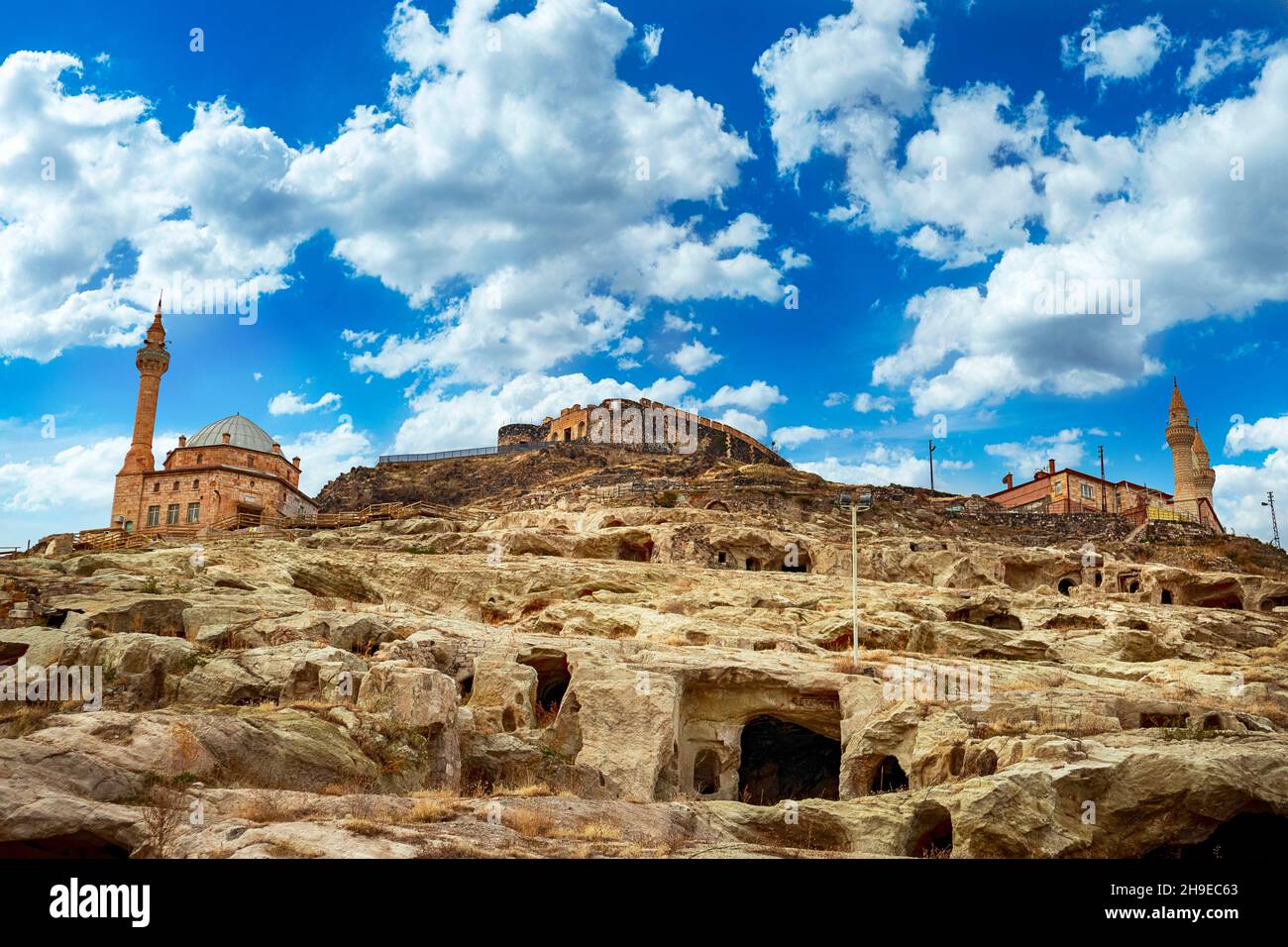 Nevsehir castle (nevsehir,Turkey) Rockcity (Kayasehir) underground city