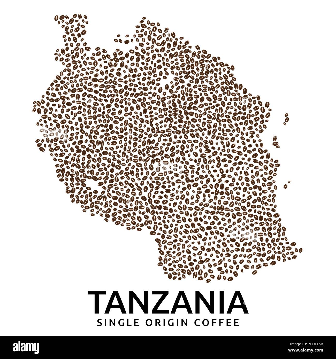Tanzania map vector vectors hi-res stock photography and images - Alamy