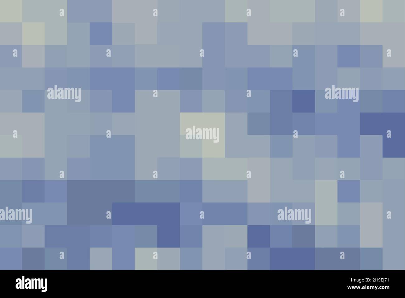 Vector light blue background. Geometric texture from blue squares. A backing of light blue mosaic squares. Vector illustration Stock Vector