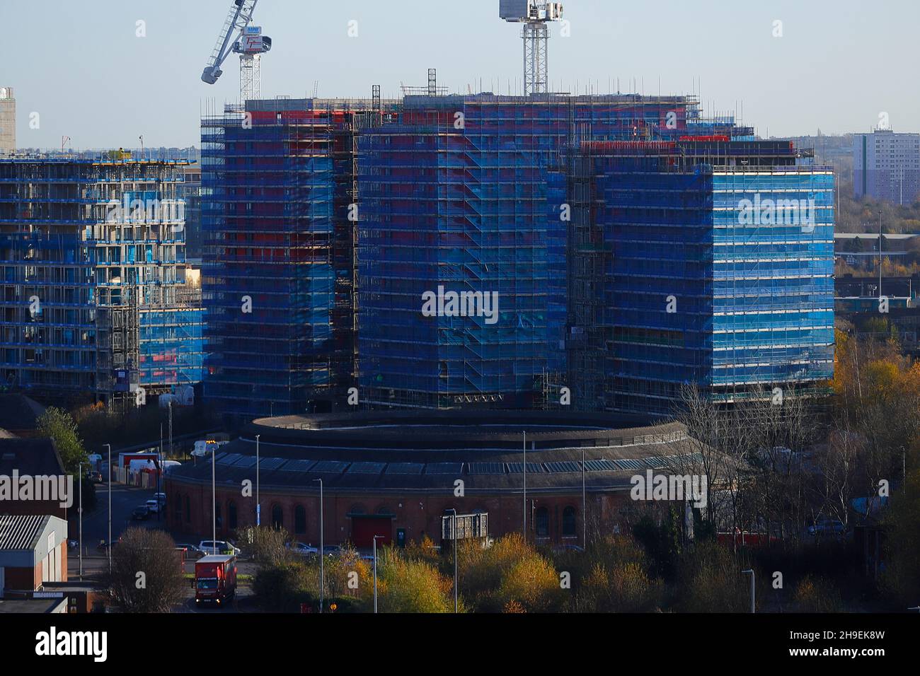 The Junction apartments under construction in Leeds,West Yorkshire