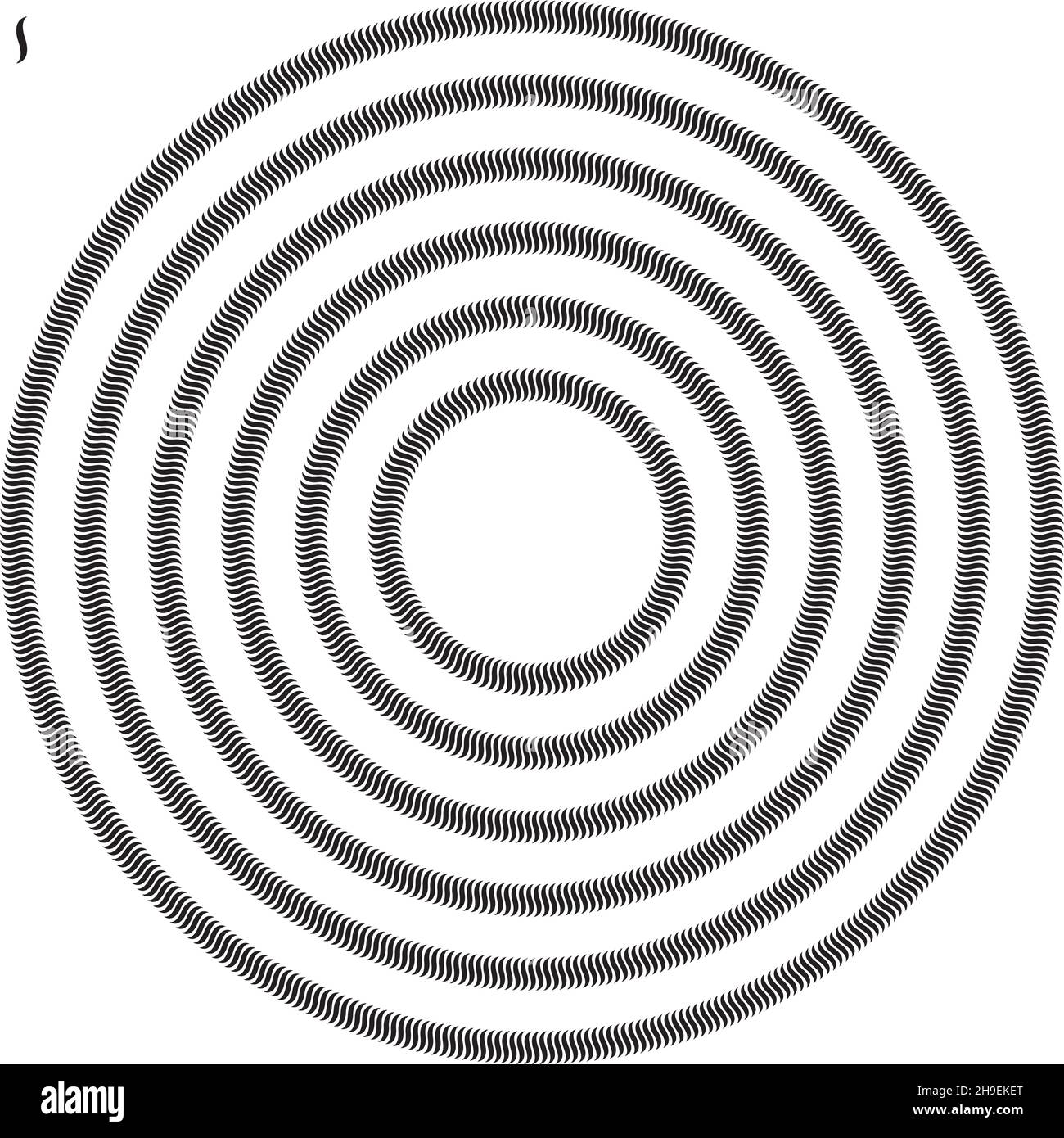 Round circular border frame in a range of sizes Stock Vector Image