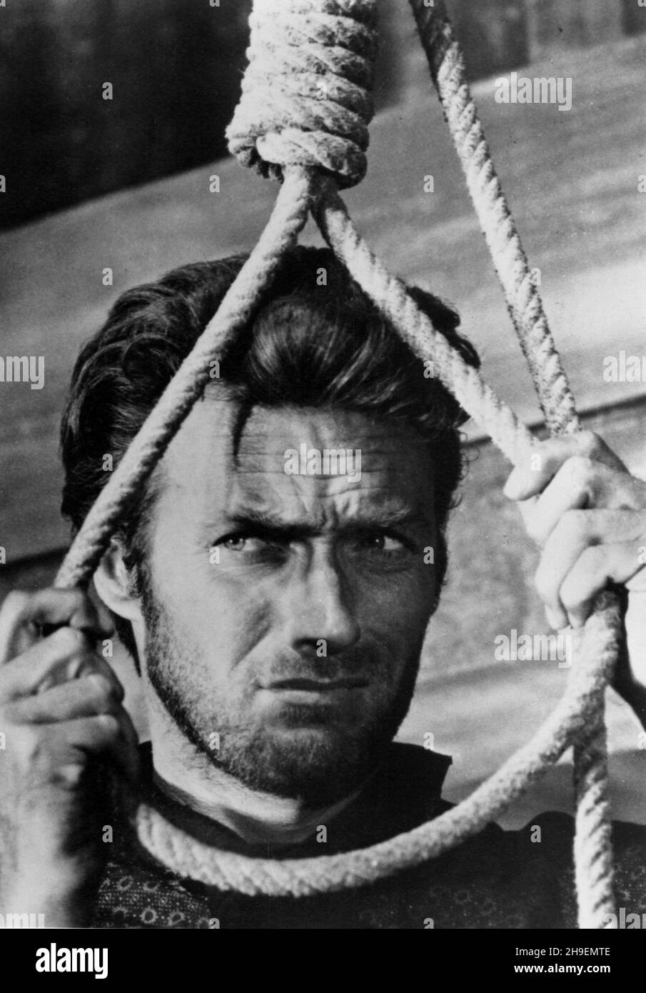 RELEASE DATE: 29 December 1967 TITLE: The Good, the Bad and the Ugly STUDIO: United Artists DIRECTOR: Sergio Leone PLOT: A bounty hunting scam joins two men in an uneasy alliance against a third in a race to find a fortune in gold buried in a remote cemetery. STARRING: CLINT EASTWOOD as Blondie. (Credit Image: ©United Artists/Entertainment Pictures) Stock Photo