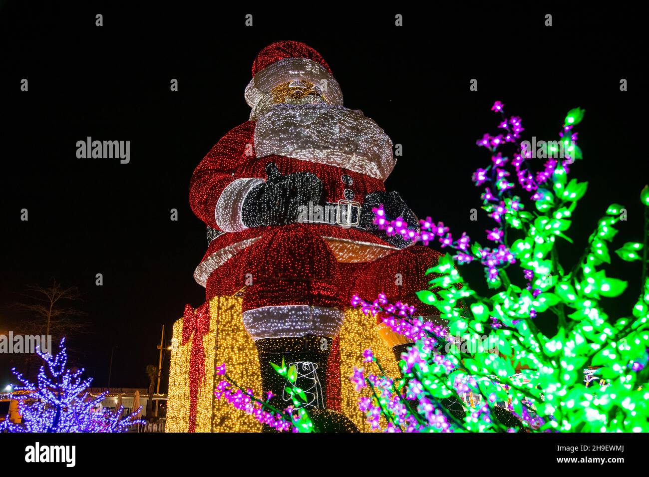 World Biggest Santa Claus in Águeda, Portugal Stock Photo Alamy