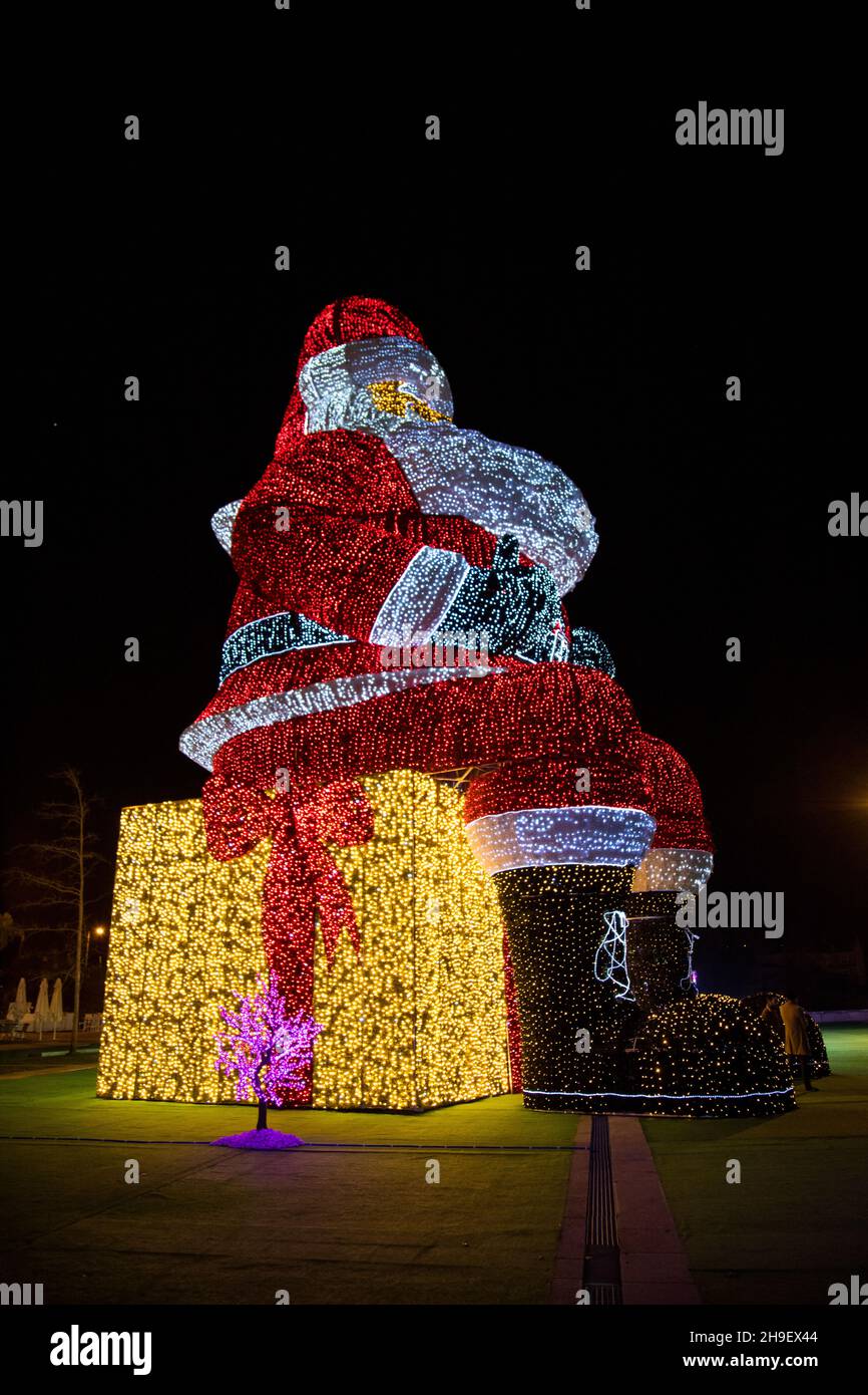 World Biggest Santa Claus in Águeda, Portugal Stock Photo Alamy