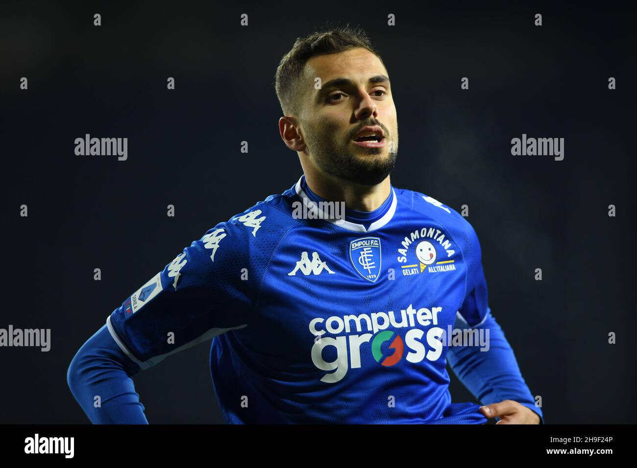 Nedim Bajrami (Empoli)                                     during the Italian 'Serie A' match between Empoli 3-1 Udinese  at  Carlo Castellani Stadium on December 06, 2021 in Empoli, Italy. (Photo by Maurizio Borsari/AFLO) Stock Photo