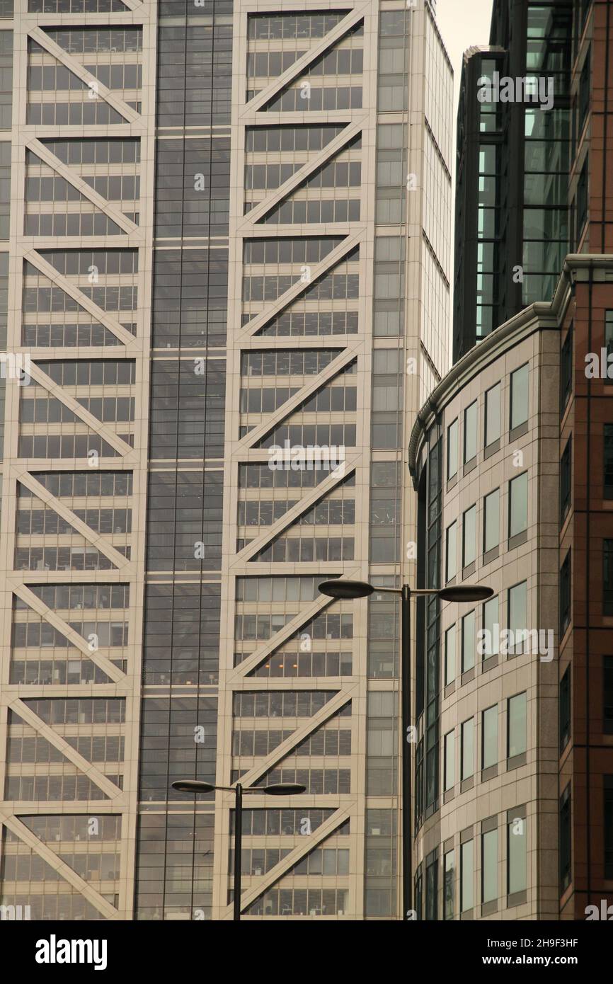 Vertical shot of modern buildings in London Stock Photo - Alamy