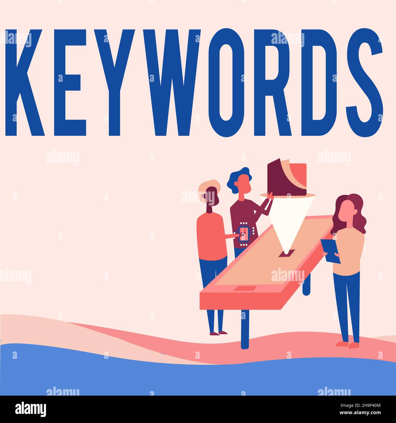 Key Word Approach Sign displaying Keywords. Business approach word which acts as the key ...