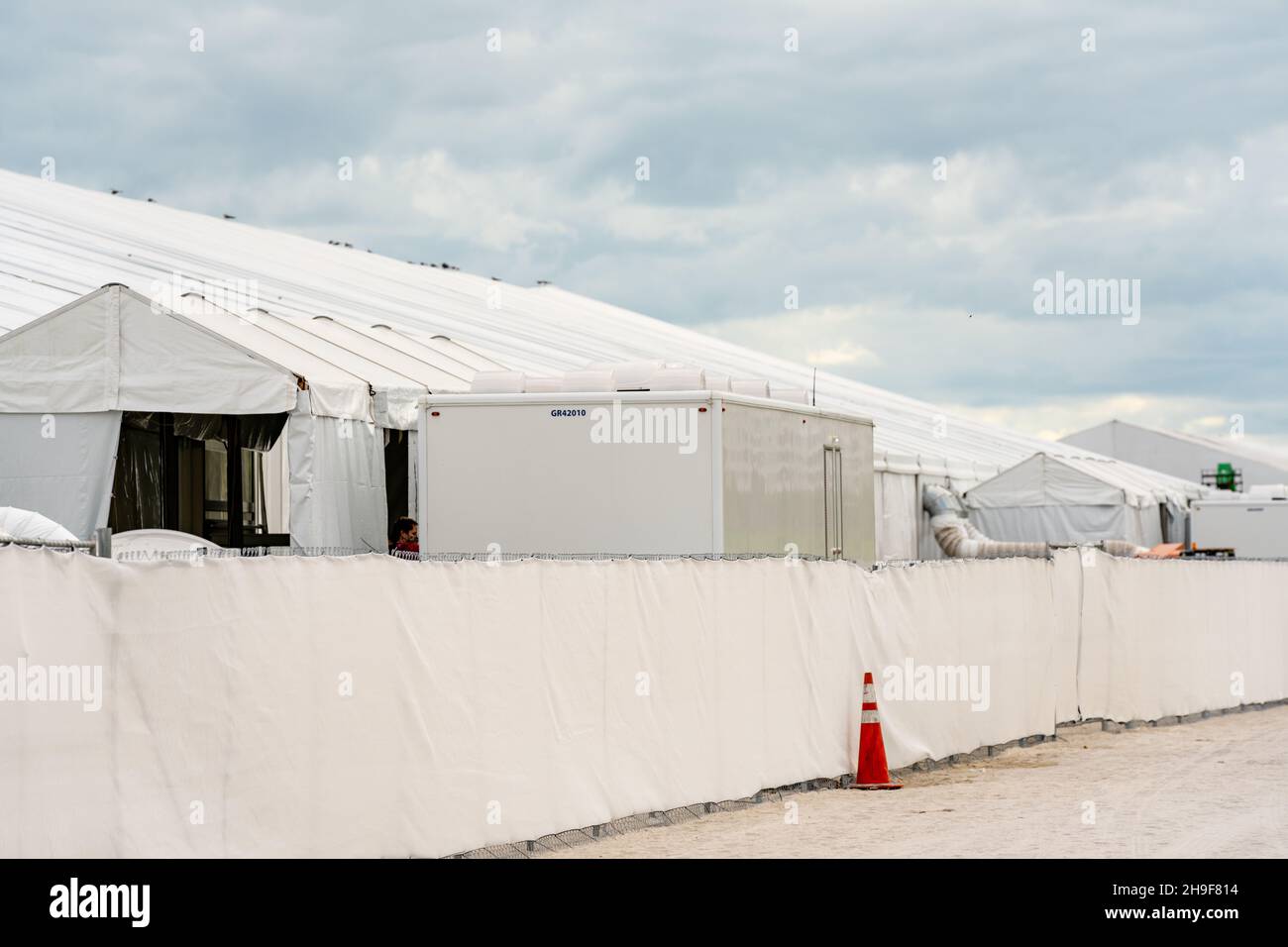 Tents at the Miami Beach Art Basel 2021 Stock Photo Alamy