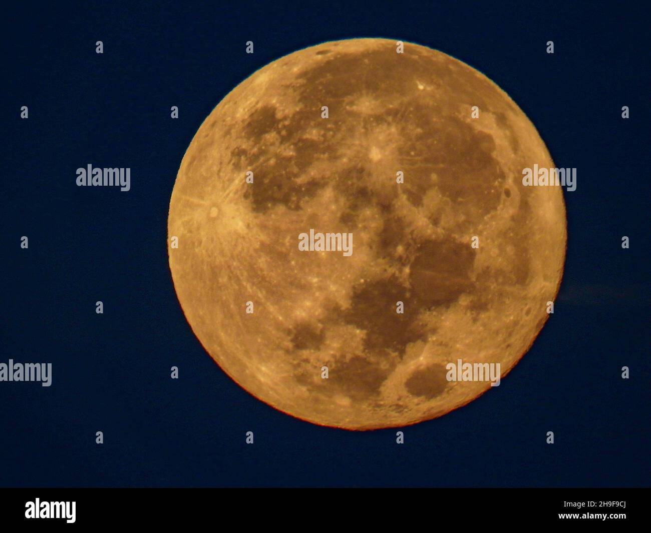 Full Planet Moon in the sky astronomy Stock Photo - Alamy