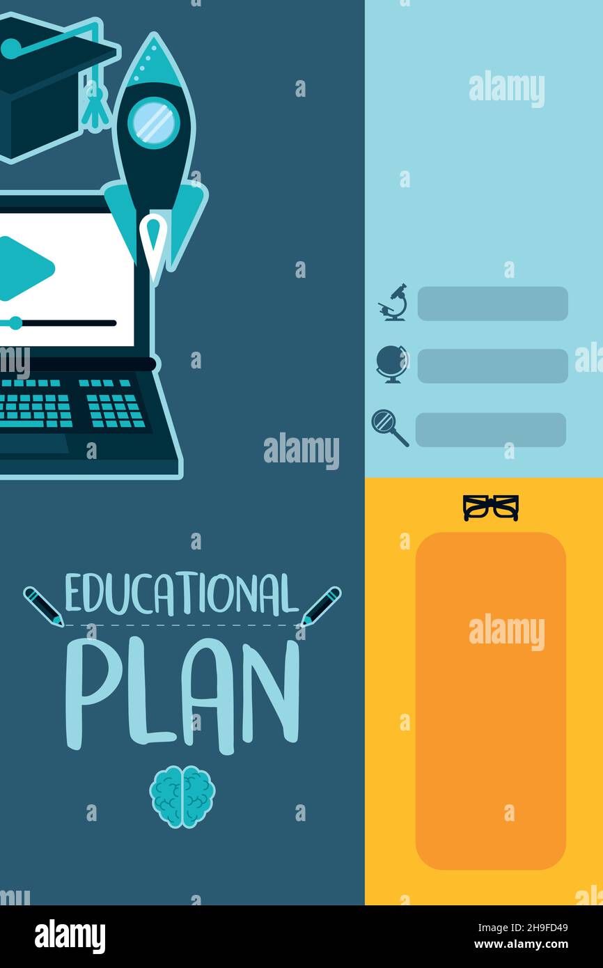 educational plan template Stock Vector Image & Art Alamy