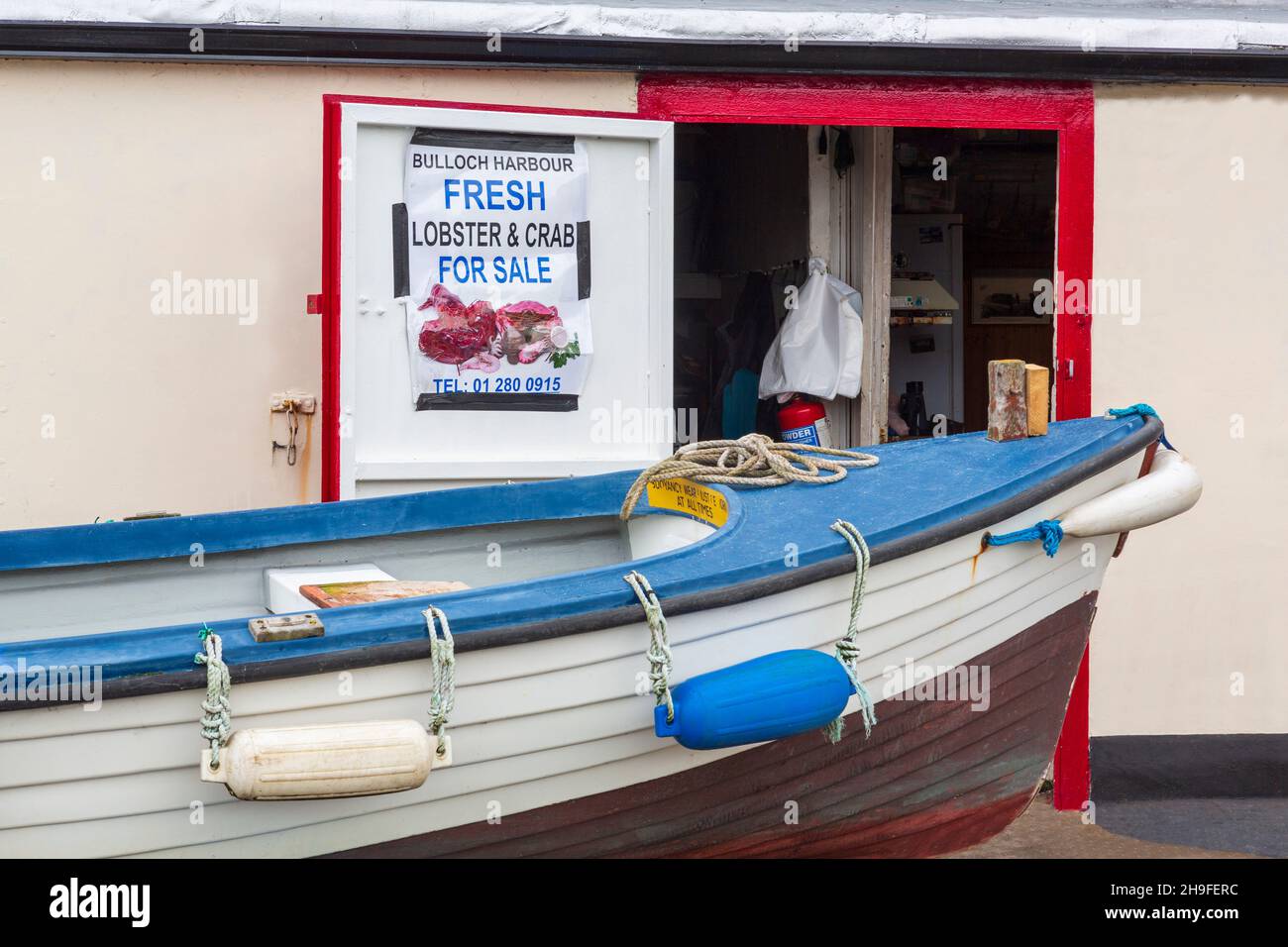 Fish shop in Bullock Harbour,Dalkey Village, County Dublin, Ireland Stock Photo Alamy