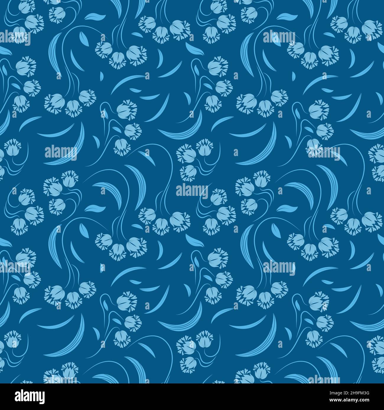 Folk flowers print Floral pattern Ethnic art Stock Vector Image & Art ...