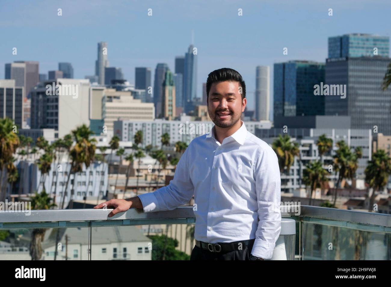 Los Angeles, California, USA. 22nd Sep, 2021. Jaime and Garrett Lee of ...