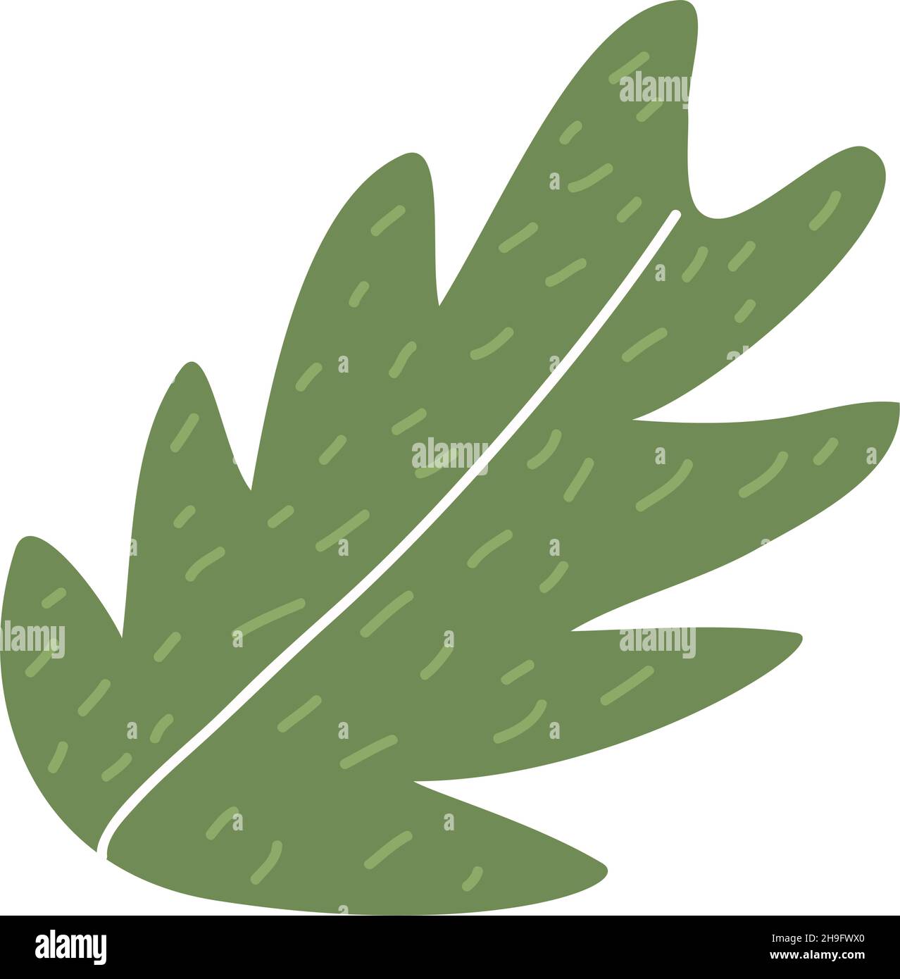 green leaf plant nature icon Stock Vector Image & Art - Alamy