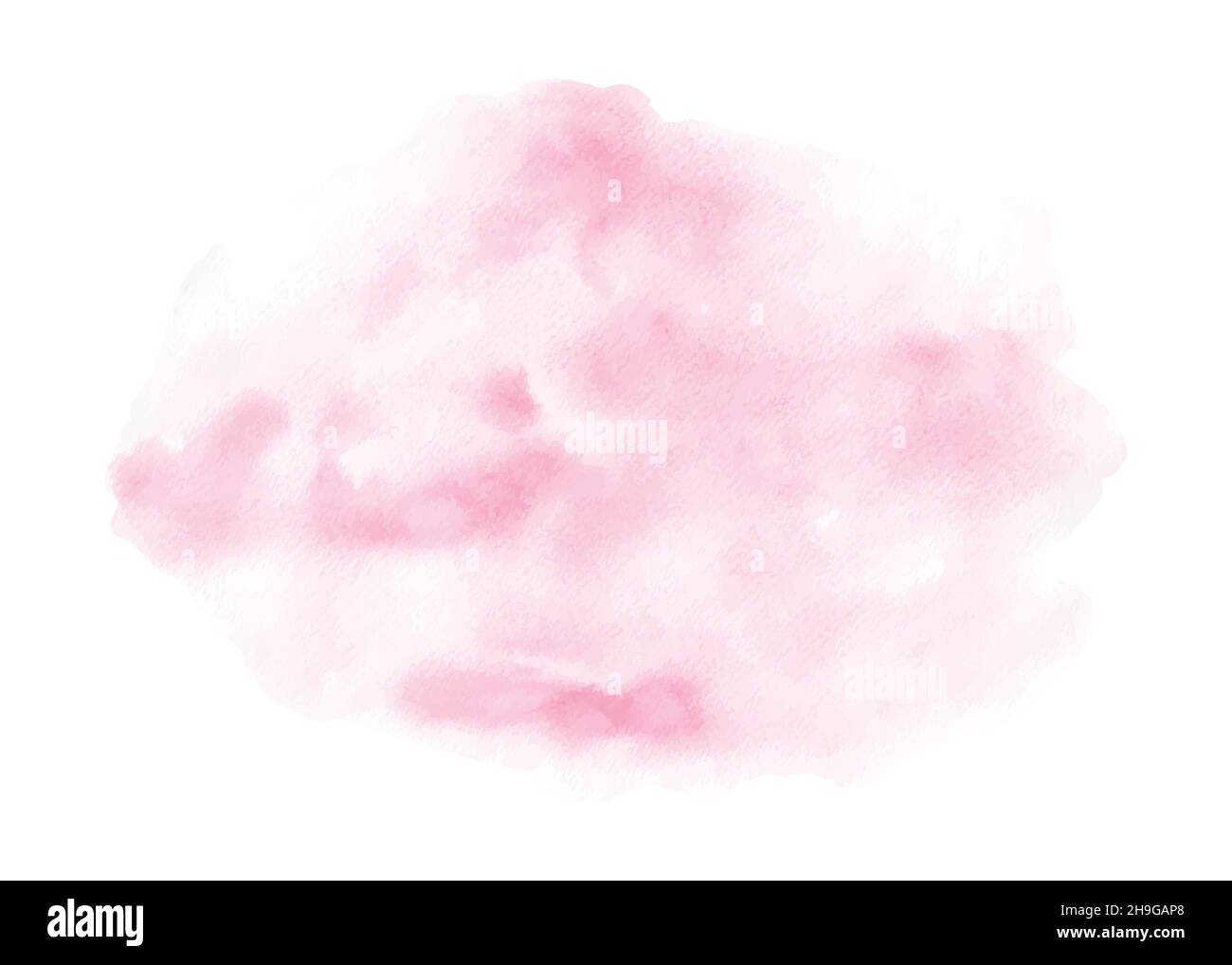 Abstract bright pink watercolor shape. Stains artistic vector used as being an element in the decorative background design of header, brochure, poster Stock Vector
