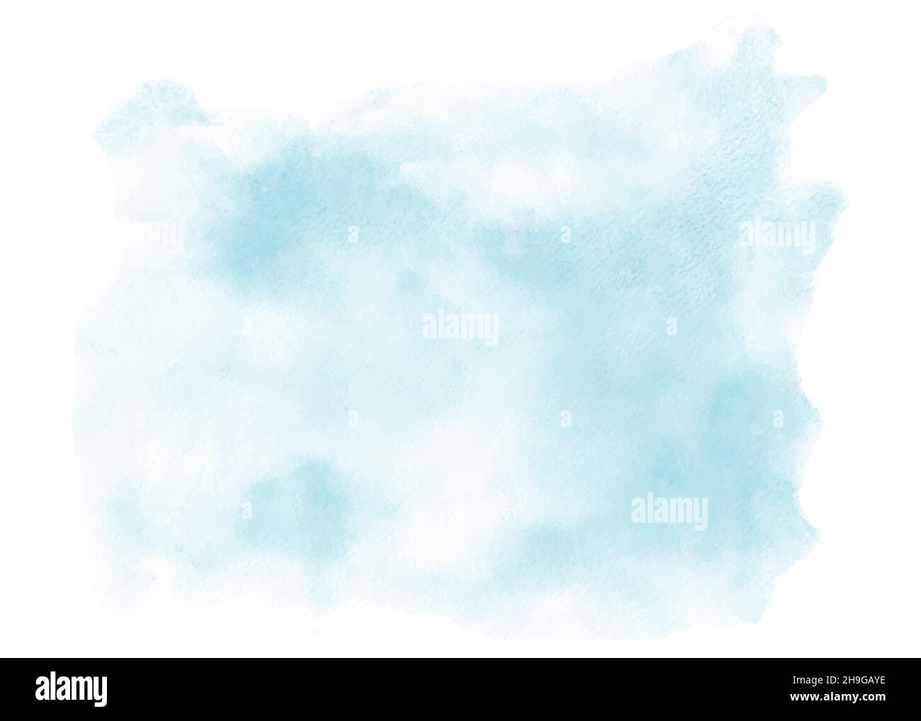 Abstract bright blue watercolor for background. Stains artistic vector used as being an element in the decorative background design of header, brochur Stock Vector