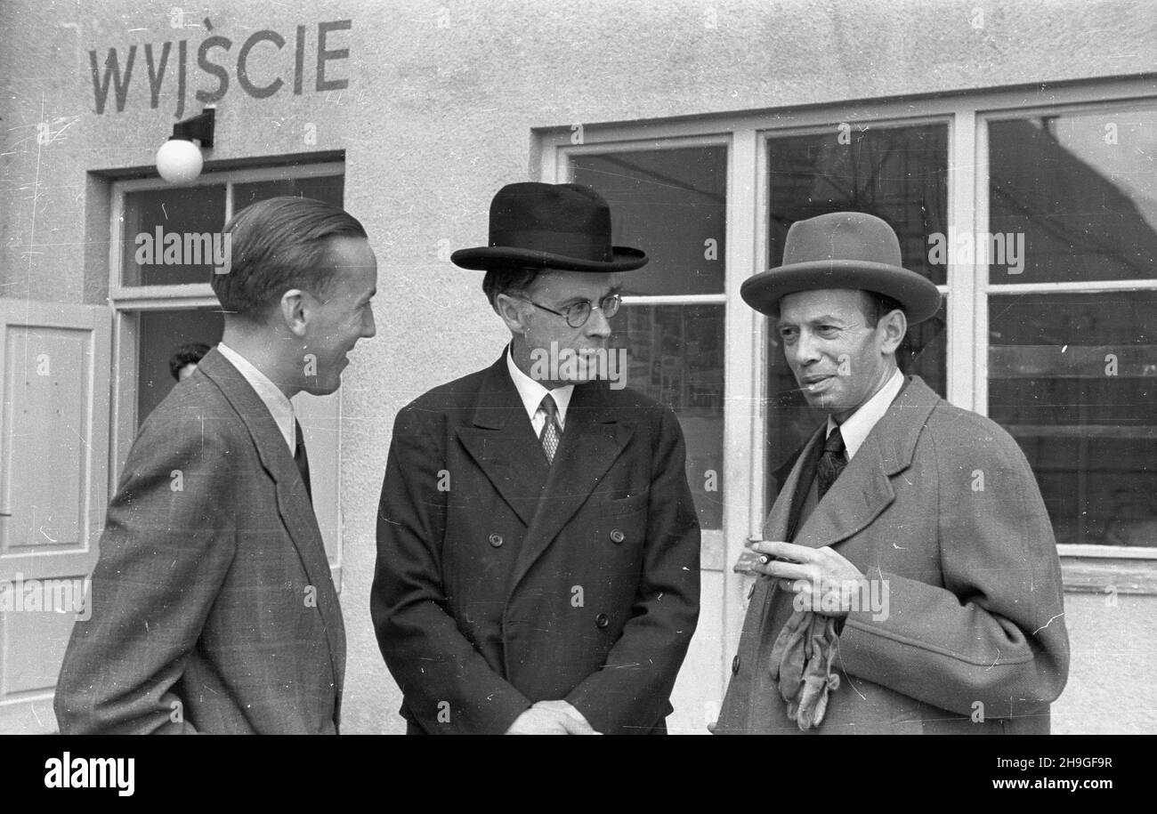 Warszawa, 19480621. Wizyta dyrektora generalnego United Nations