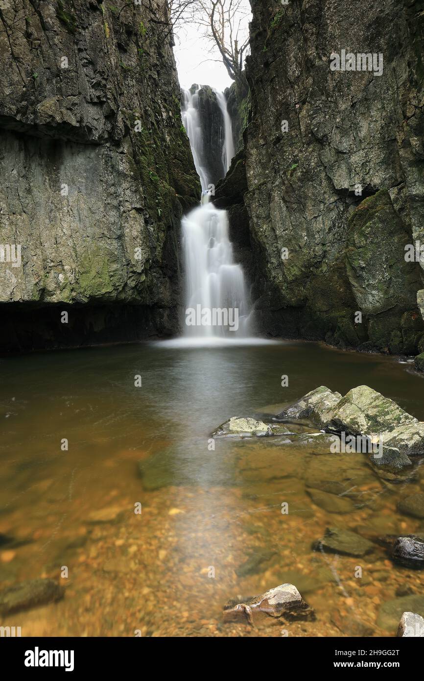 Waterfalls at Catrifgg Force, a short walk from the village of