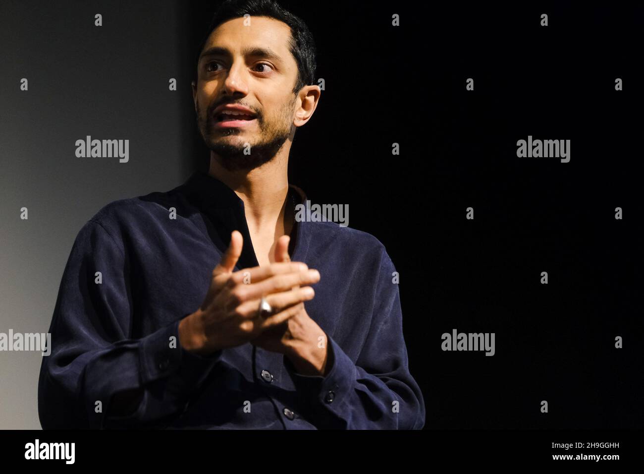 BFI Southbank, London, UK. 6th Dec, 2021. Riz Ahmed on stage at Mark Kermode in 3D. Picture by Credit: Julie Edwards/Alamy Live News Stock Photo