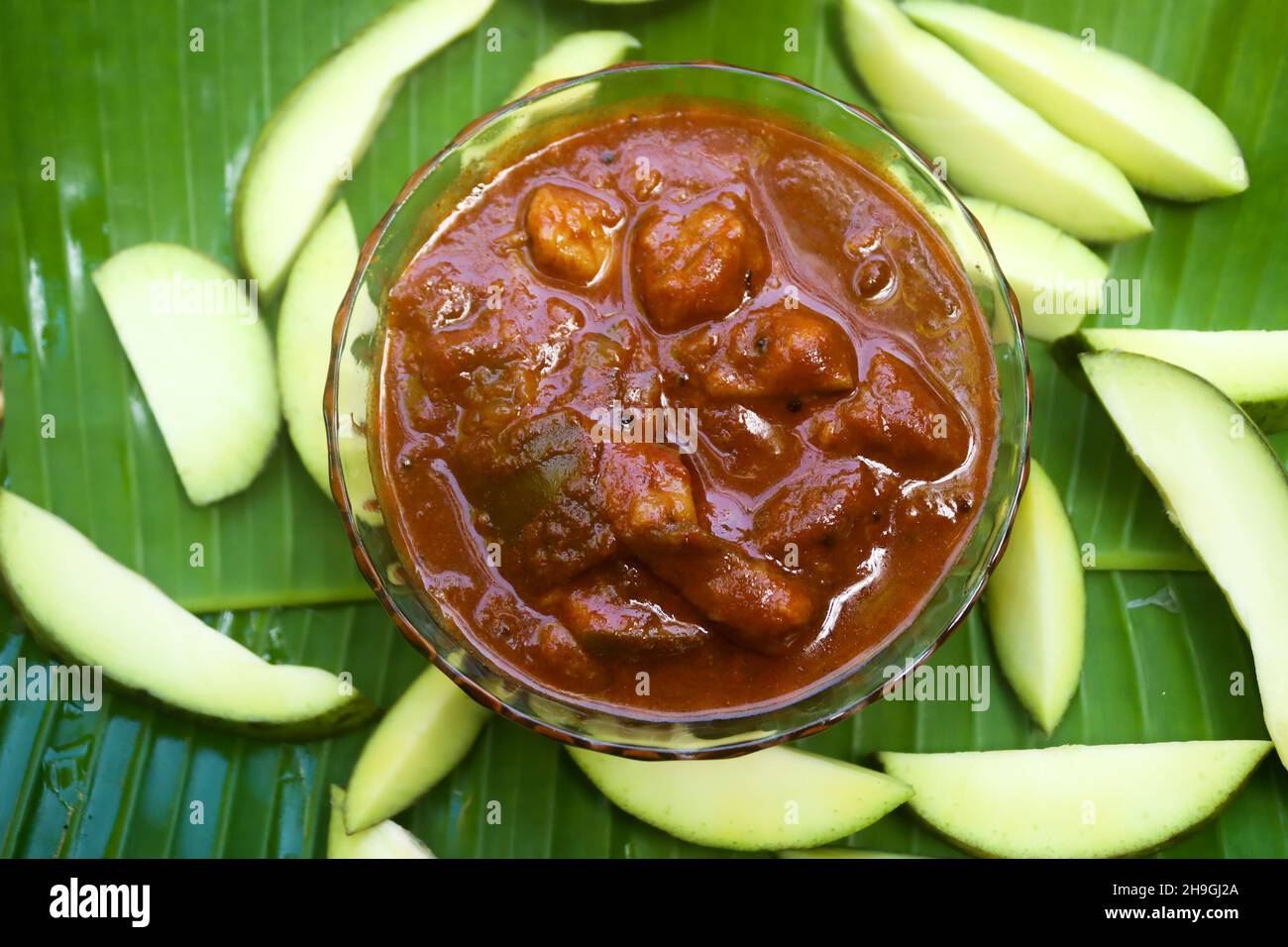 mango pickle raw mango pickle kerala style pickle Stock Photo Alamy