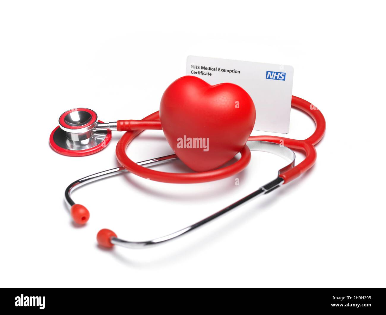 nhs-medical-exemption-certificate-stock-photo-alamy