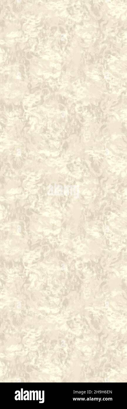 Cream beige mottled vertical rice paper border texture with patterned ...