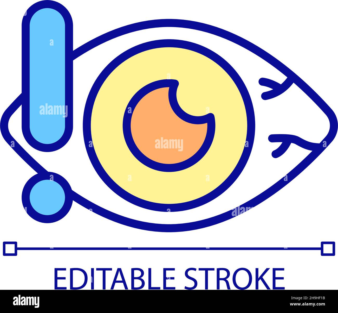 Image Details INH_18984_61429 - Cartoon face with slanting eyes