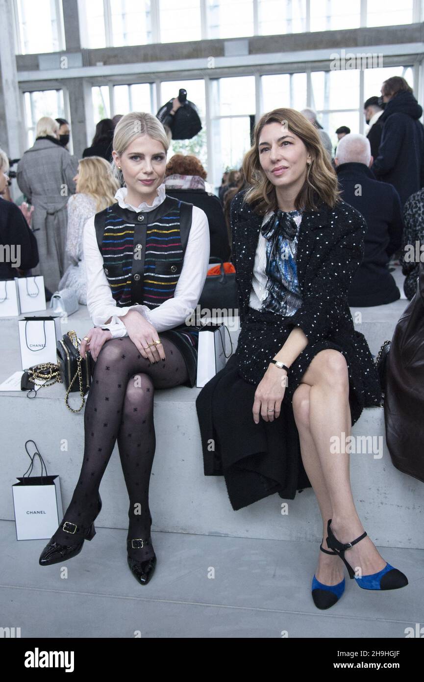 Lucy Boynton and Sofia Coppola attending the Chanel Metiers D'Art 2021