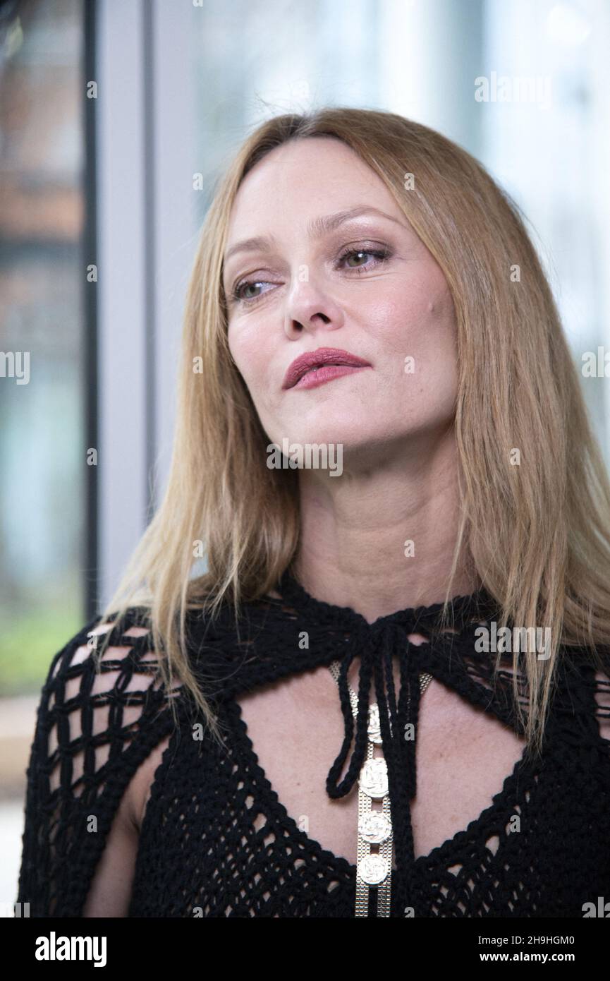 Vanessa Paradis attending the Chanel Metiers D'Art 2021-2022 show at Le