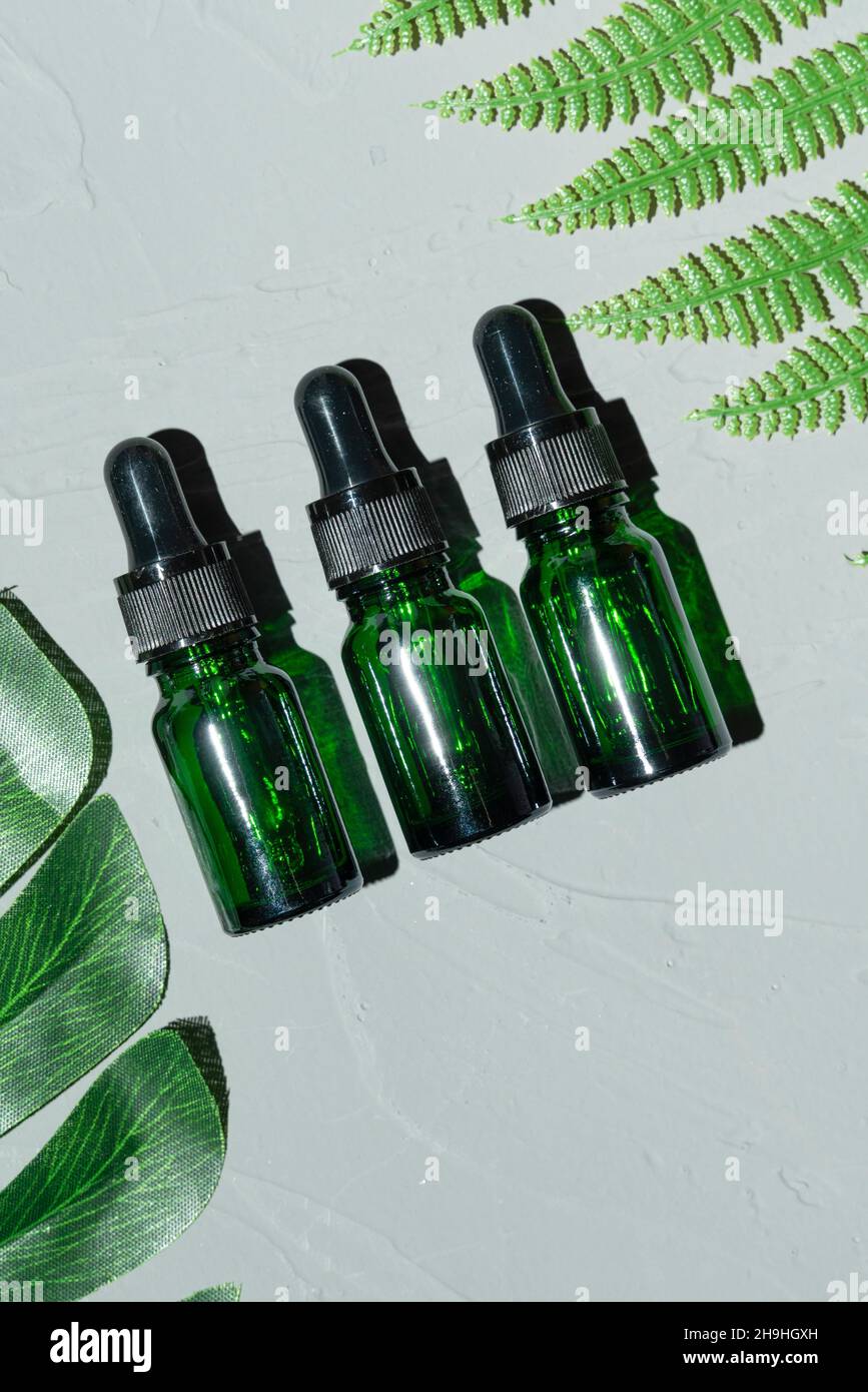 Small green medicine bottle Stock Photo Alamy