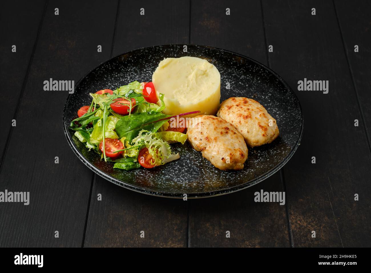 Tomato fish mashed potato vegetable hi-res stock photography and images ...