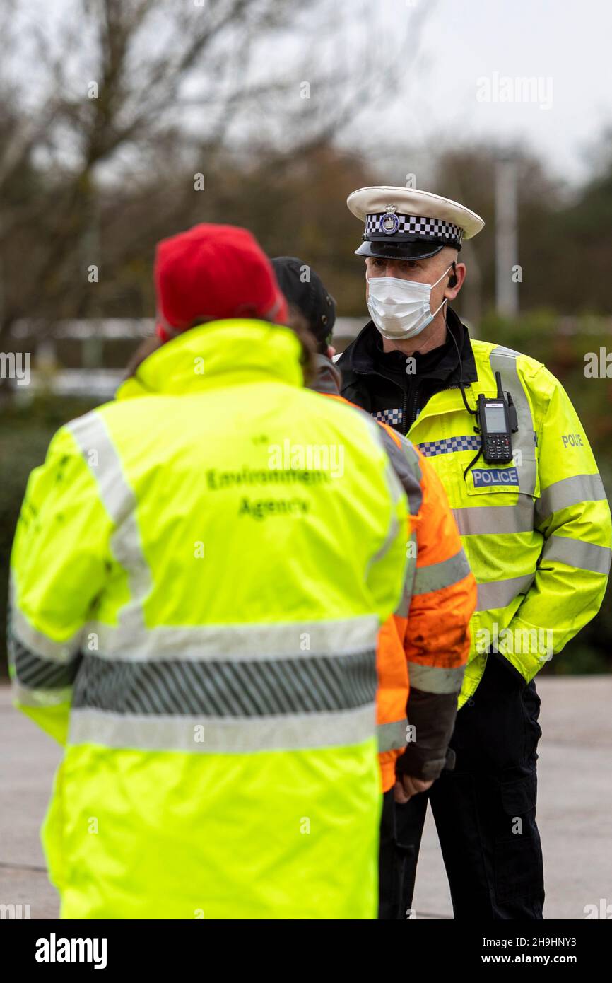 Ipswich, Suffolk. 7th December 2021. Operation Alliance - Police from ...