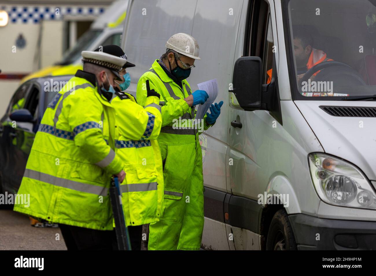 Ipswich, Suffolk. 7th December 2021. Operation Alliance - Police from ...