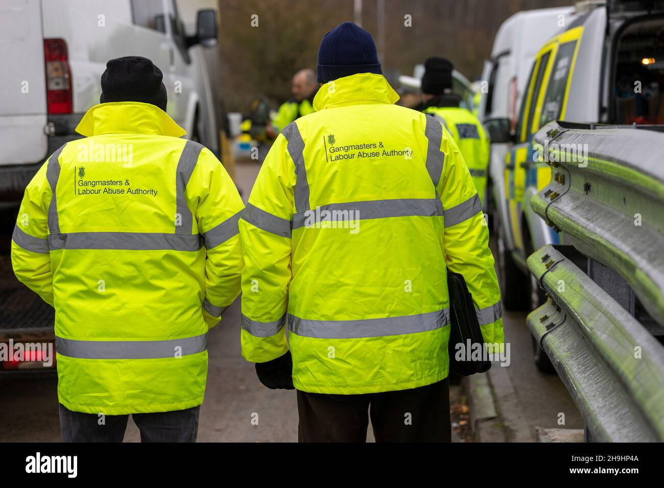 Ipswich, Suffolk. 7th December 2021. Operation Alliance - Police from ...