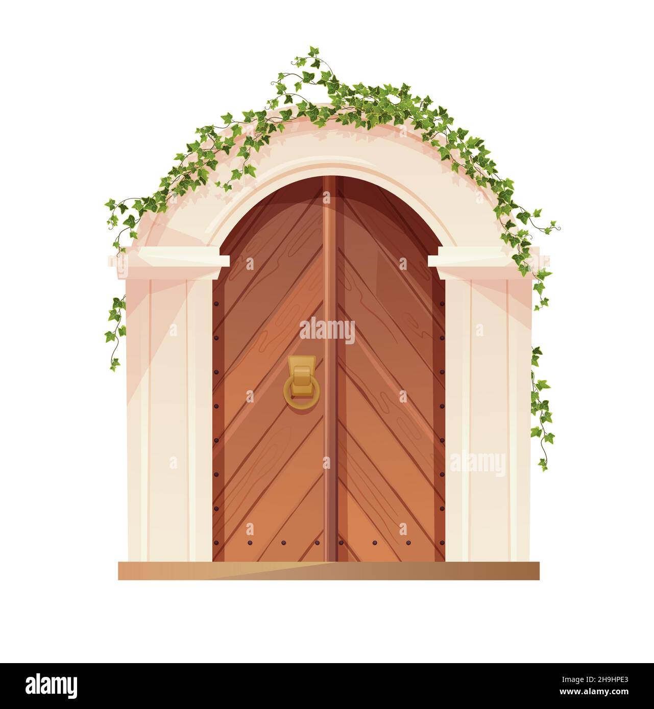 Gate in a castle Cut Out Stock Images & Pictures Alamy