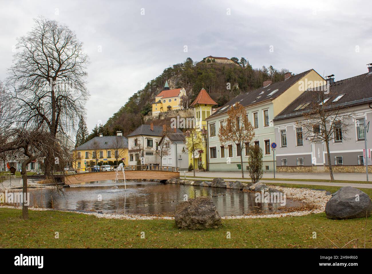 town of Pitten -  Lower Austria Stock Photo