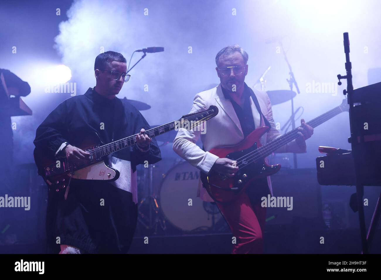 Hot Chip performing live on stage at Brixton O2 Academy Stock Photo - Alamy