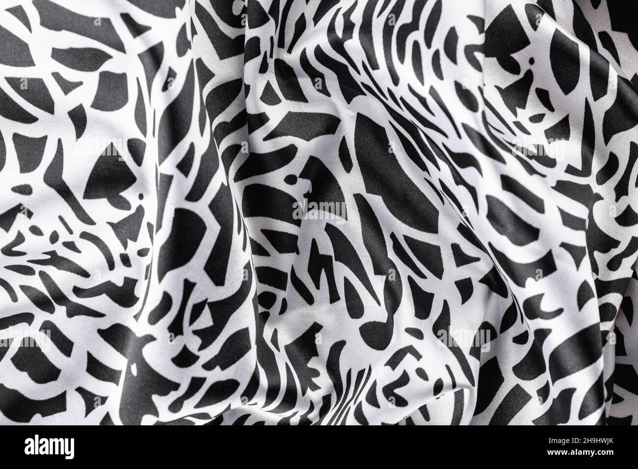 White Tiger fabric texture. Symbol of 2022 Tiger Stock Photo