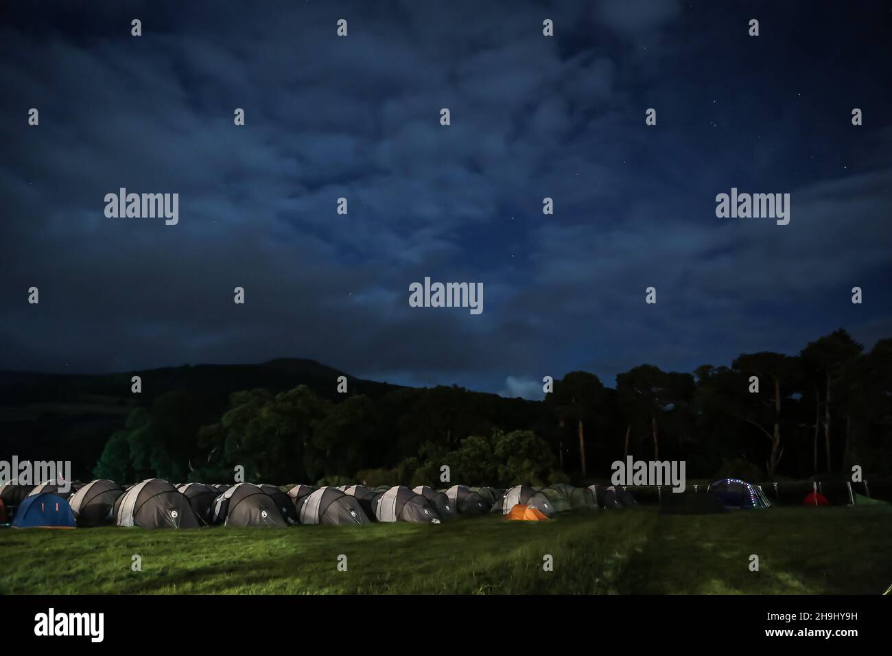 General Views of the 2013 Greenman Festival in Glanusk, South Wales ...