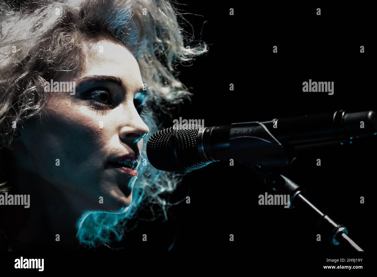 Annie Erin Clark, better known by her stage name St. Vincent, live on stage at the Shepherds