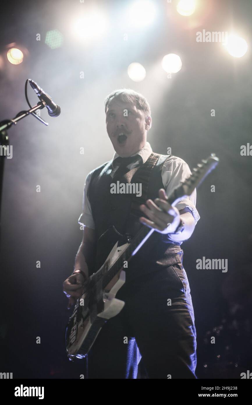 Jamie Lenman and his Heavy Mellow Band performing live on stage at the ...