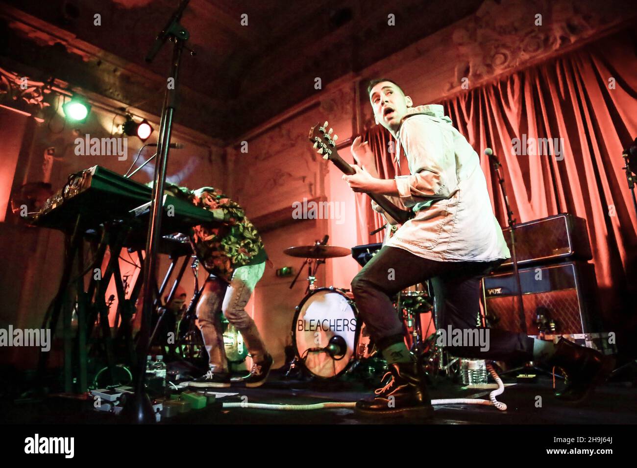Bleachers performing live on stage at Bush Hall in London Stock Photo