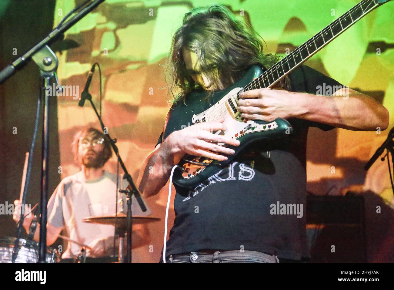 Ambrose Kenny Smith of King Gizzard and The Lizard Wizard live on stage