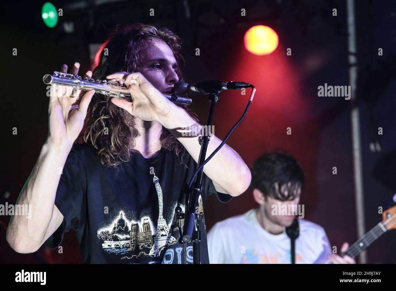 Ambrose Kenny Smith of King Gizzard and The Lizard Wizard live on stage