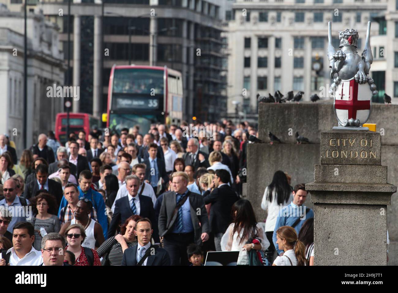 London underground strike london bridge hires stock photography and