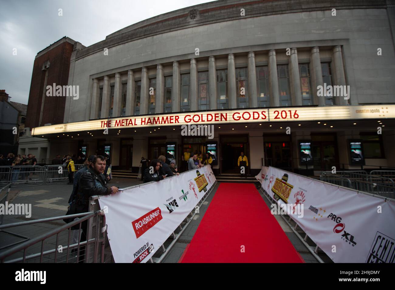 A view of the Hammersmith Eventim (formerly the Apollo and the Odeon) in London before the 2016 Metal Hammer Golden Gods awards Stock Photo