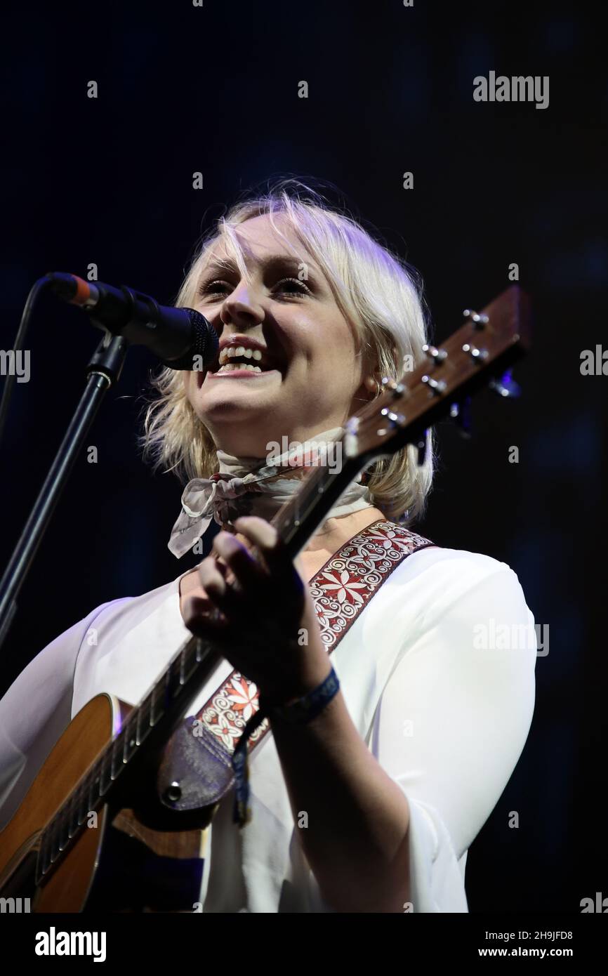 Laura Marling headling the Saturday night on the Mountain Stage at the 2016 Green Man festival