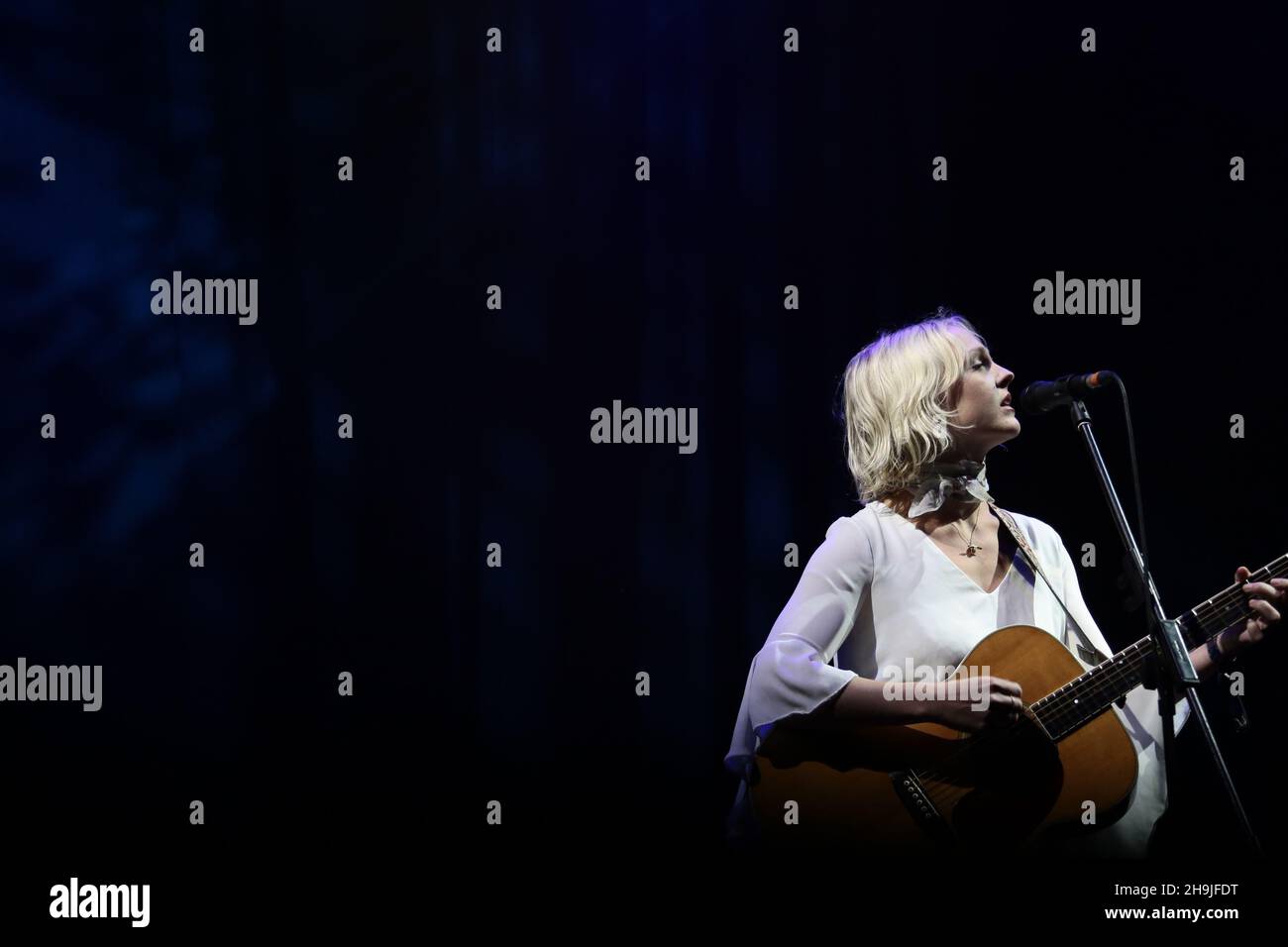 Laura Marling headling the Saturday night on the Mountain Stage at the 2016 Green Man festival